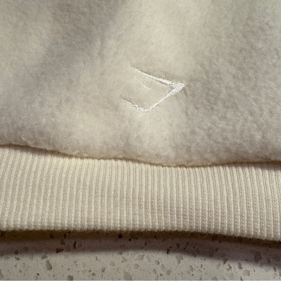 GYMSHARK X WHITNEY SIMMONS Cream Reversible Bomber-Style Jacket Size XS - Picture 11 of 16